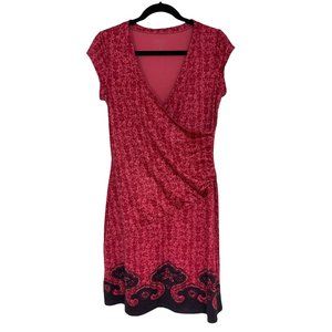 Size Medium ATHLETA NECTAR FAUX-WRAP ATHLEISURE DRESS Spring Summer Fitness